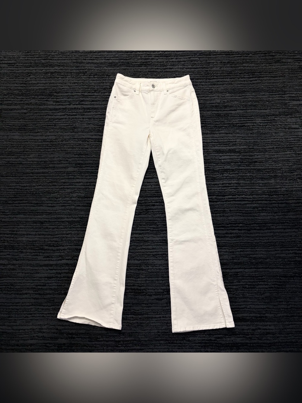PAIGE High Rise Laurel Canyon Flare Zip Fly Jeans